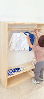 Armario Montessori Essential de madera maciza - MINIPIU