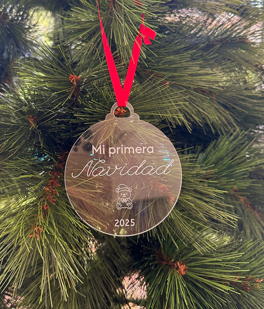 ADORNO NAVIDAD – MI PRIMERA NAVIDAD OSITO - MINIPIU