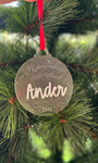 ADORNO NAVIDAD METACRILATO – MI PRIMERA NAVIDAD - MINIPIU