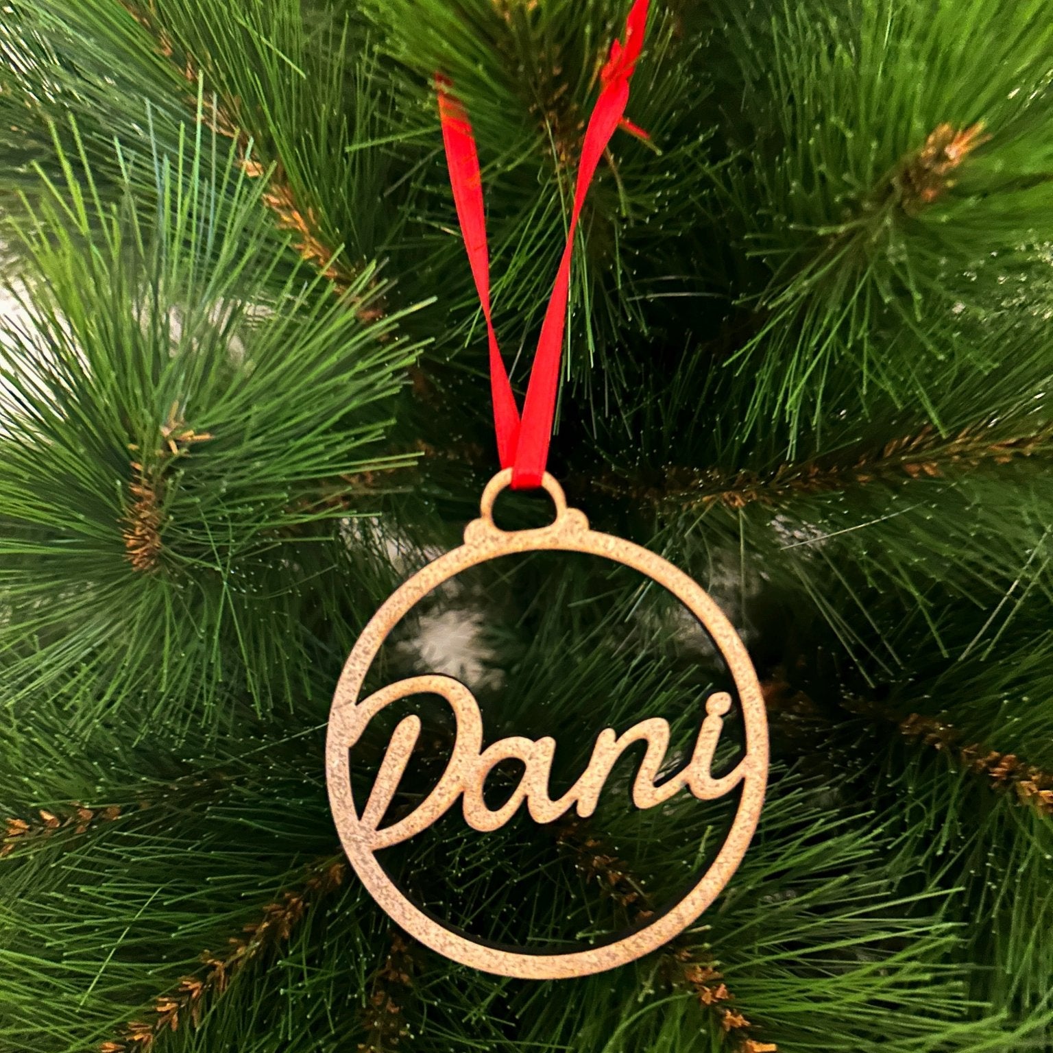 Adorno bola Navidad con nombre - MINIPIU