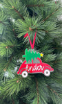Adorno navidad COCHE CON ÁRBOL - MINIPIU