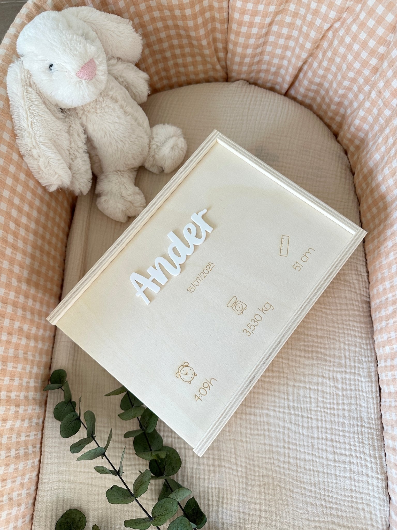 Caja de nacimiento personalizada — Guarda sus primeros recuerdos 💫 - MINIPIU