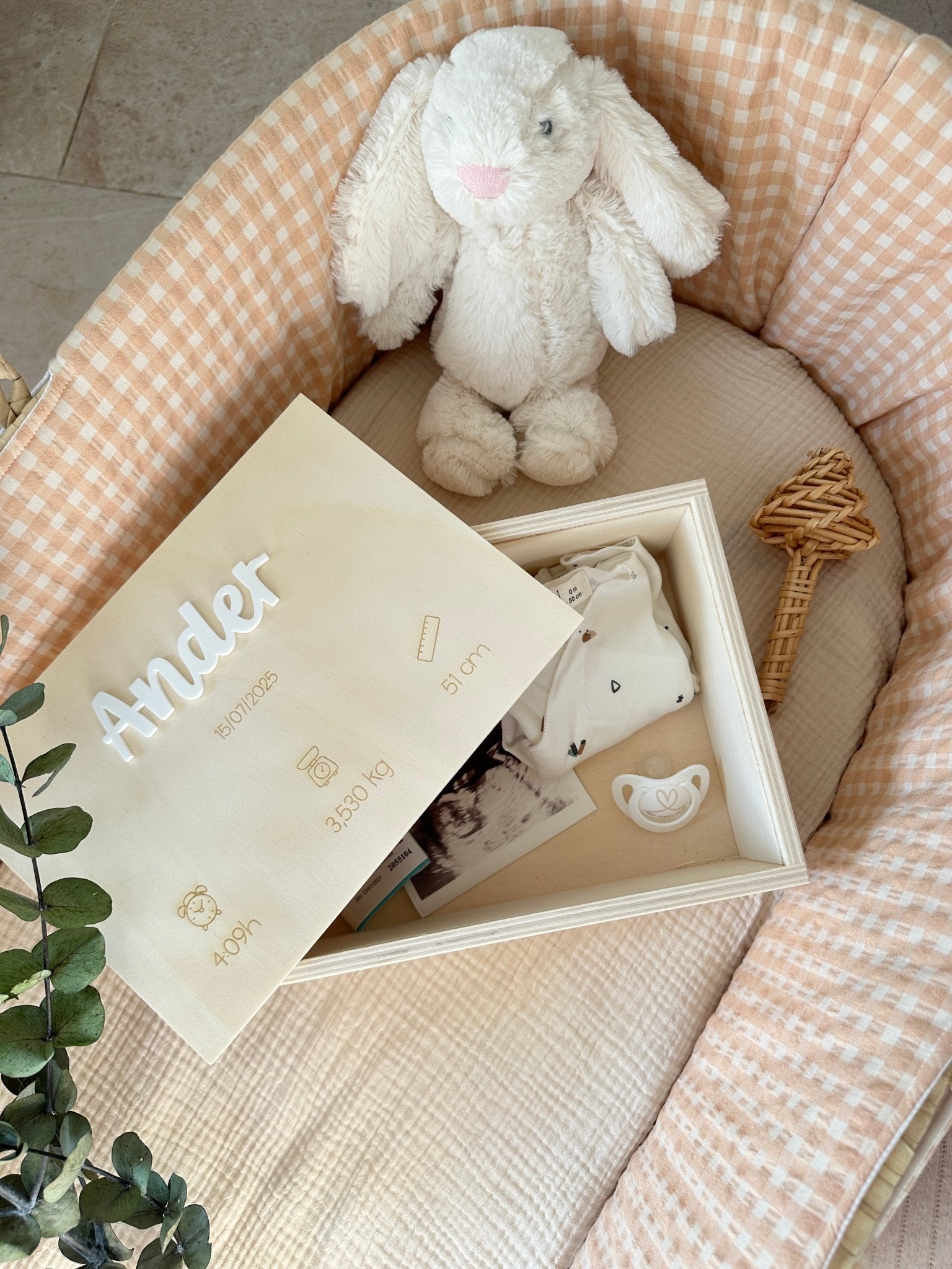 Caja de nacimiento personalizada — Guarda sus primeros recuerdos 💫 - MINIPIU