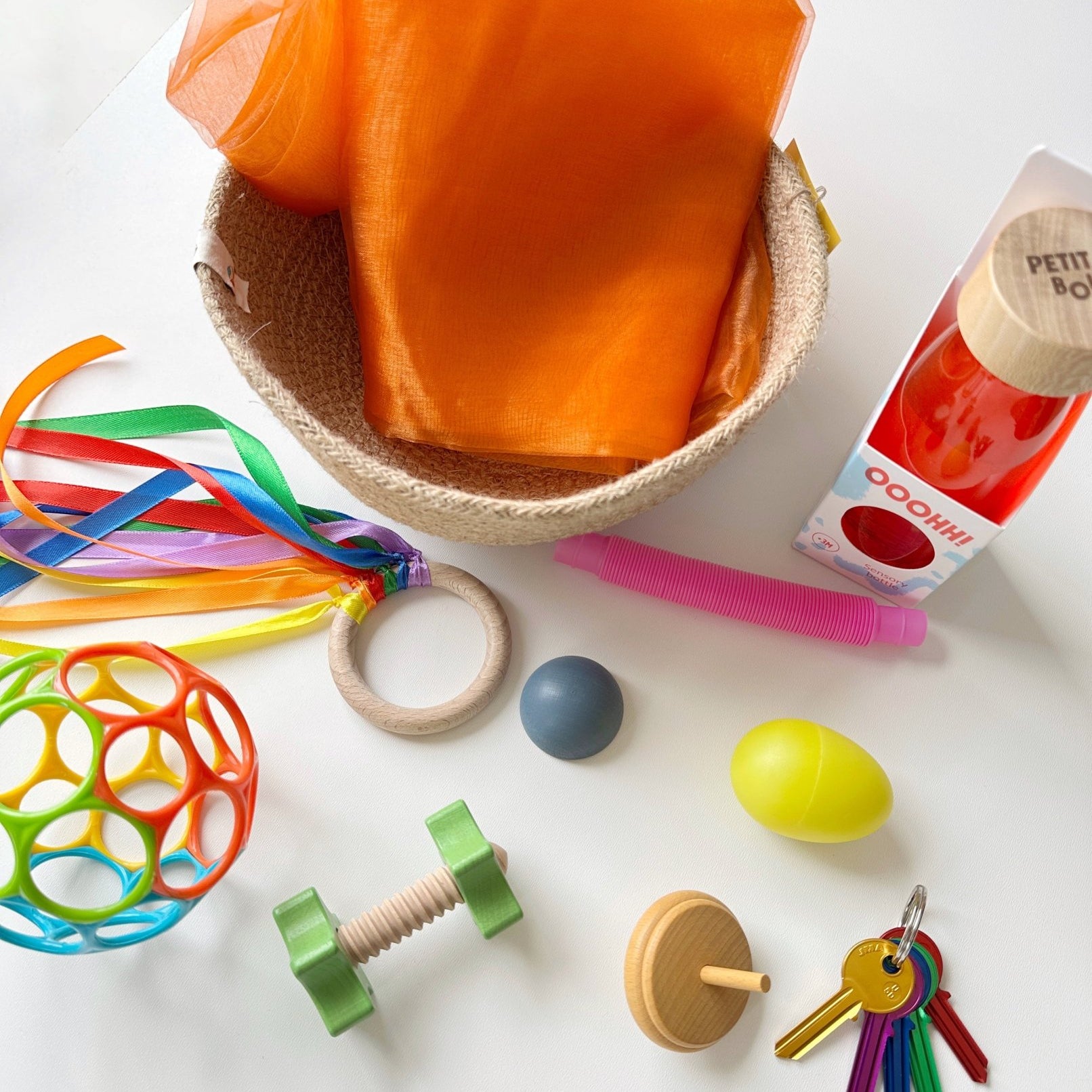 Cesto de los tesoros sensorial Waldorf - MINIPIU