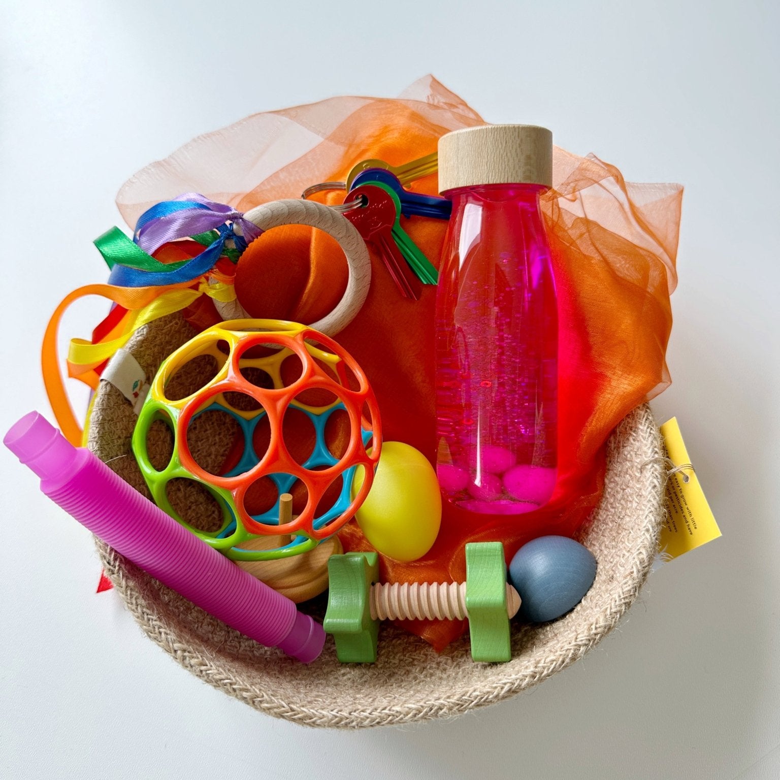 Cesto de los tesoros sensorial Waldorf - MINIPIU