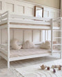 Litera Montessori LOGROÑO de madera maciza blanca evolutiva