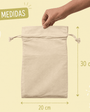 Bolsa de algodón para guardar miniTESOROS - MINIPIU