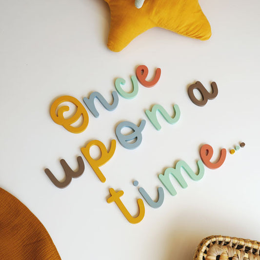 Letras de pared "Once upon a time" - MINIPIU