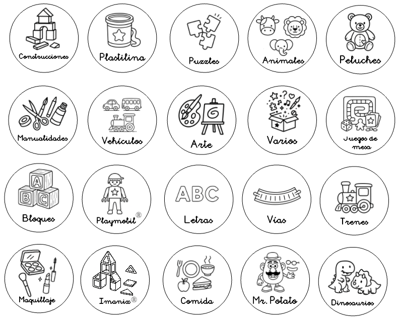 Organizadores de juguetes - MINIPIU