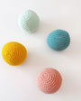 Pelota crochet bebe blandita colores pastel