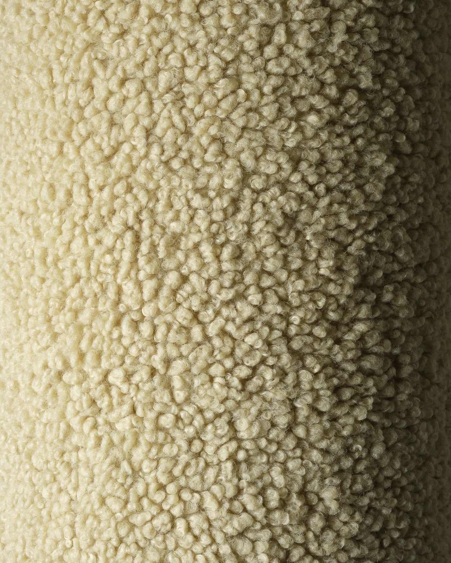 Runder Matcha-Pouffe