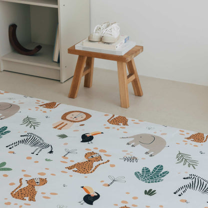 Tapis de jeu imprimé IMPERMÉABLE animal de la savane