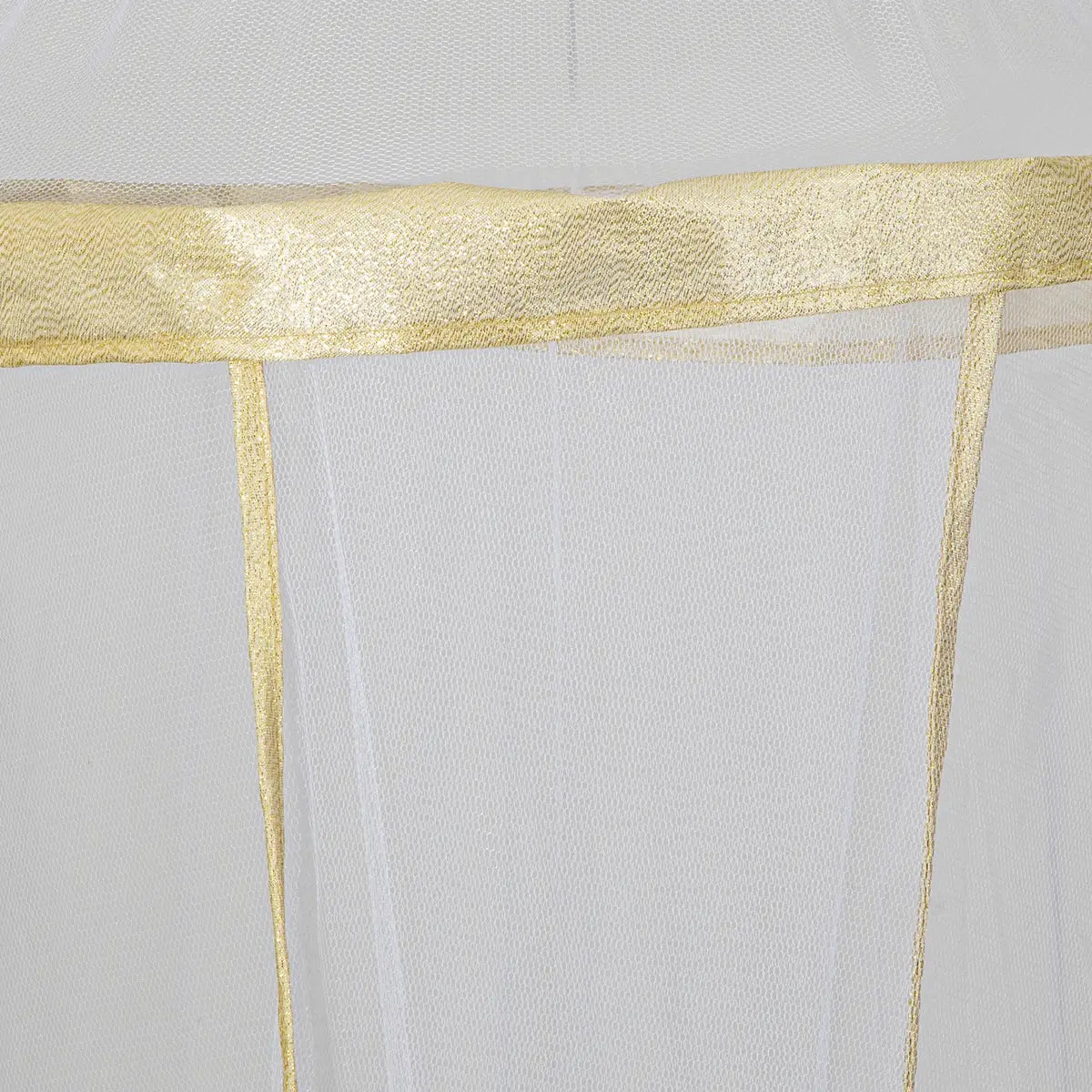 white and gold canopy