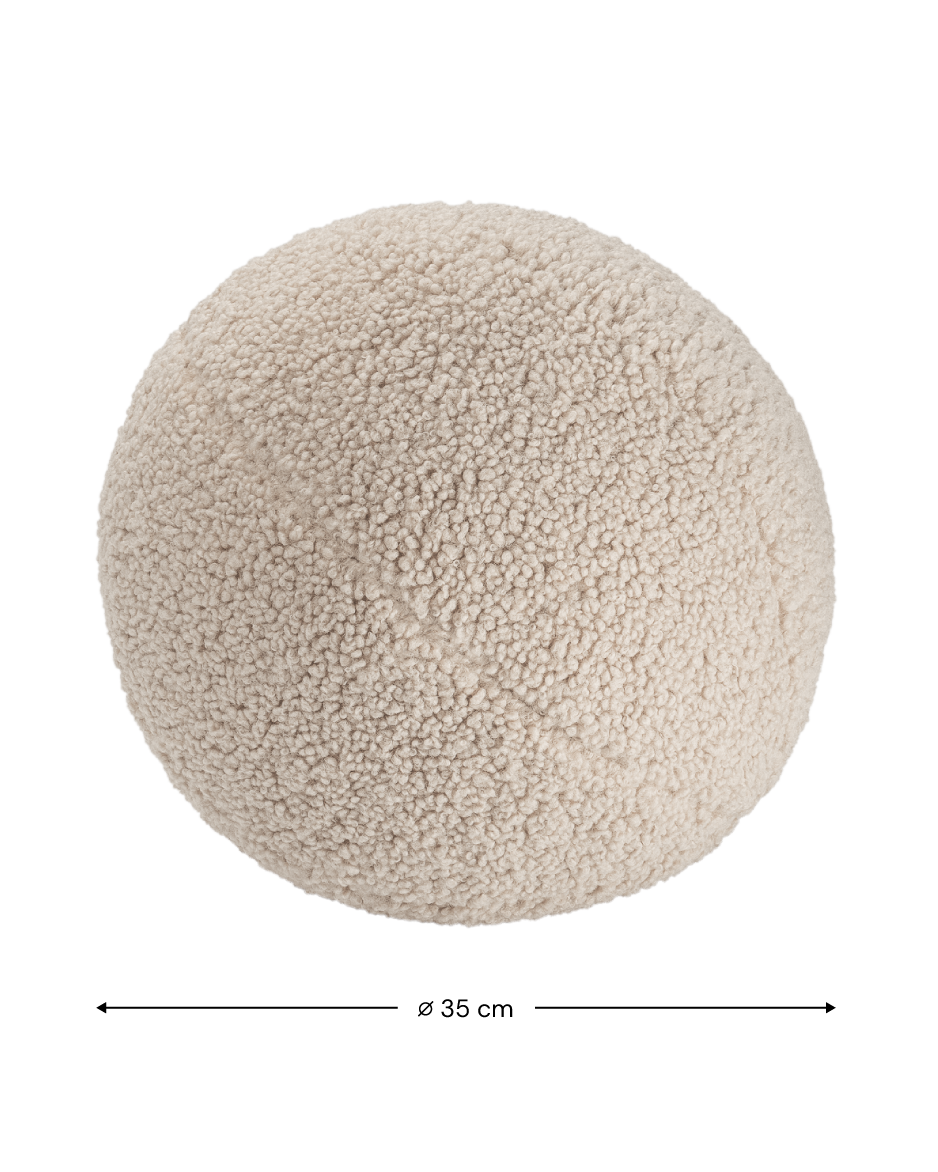 Beige Ballkissen