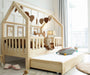 Cama casita montessori con cajón A CORUÑA · A MEDIDA - MINIPIU