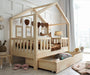 Cama casita montessori con cajón HUELVA · A MEDIDA - MINIPIU