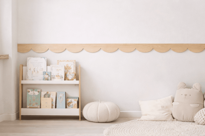  cornisa ondas habitacion infantil montessori librería infantil