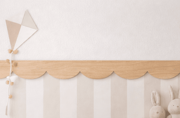 cornisa ondas decoración infantil