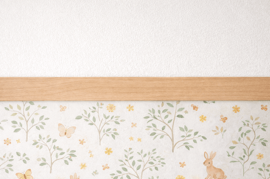 cornisa recta detalle habitacion infantil