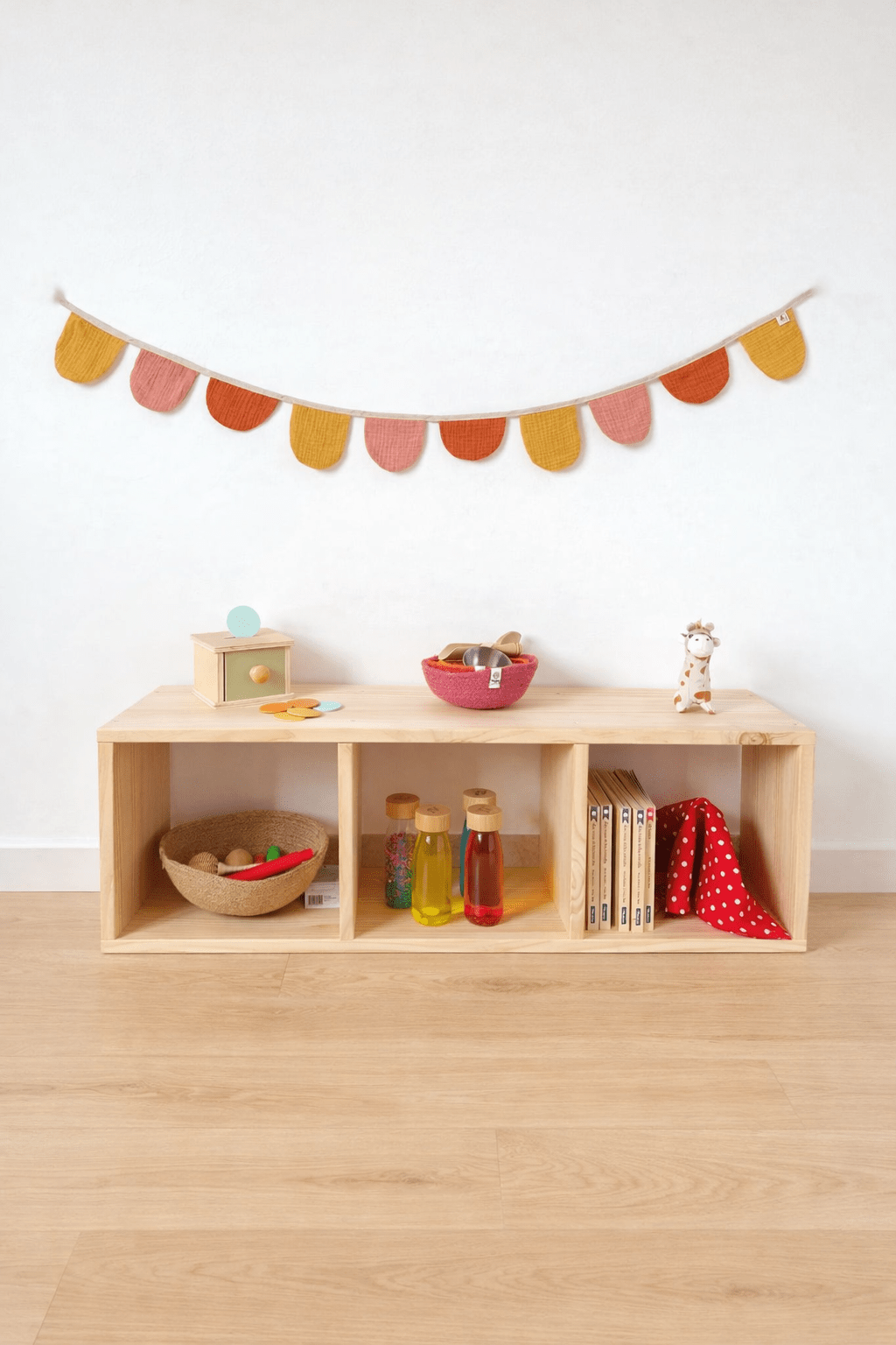 Cubo triple Montessori Infantil Essential 30 x 90 cm - MINIPIU