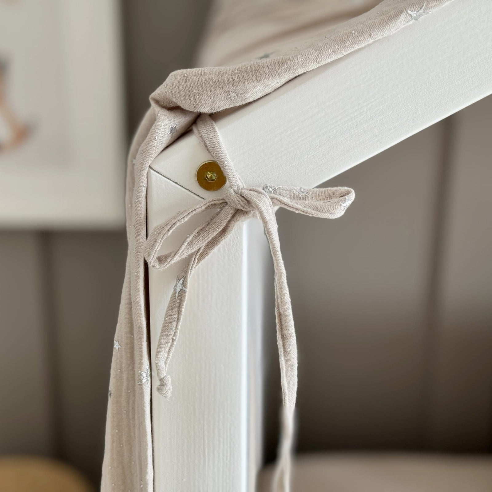 Dosel / tela de muselina cama montessori infantil ✨