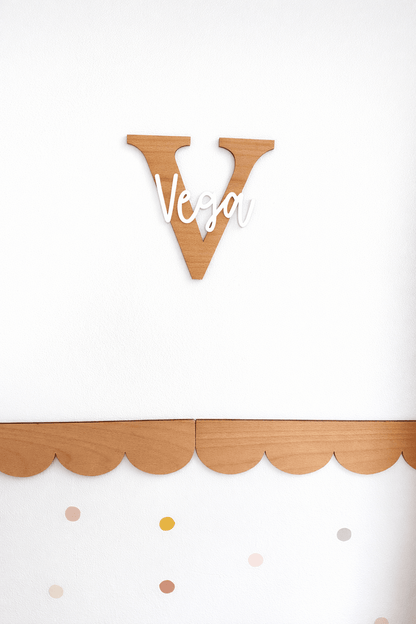 Nombre personalizado decoración infantil