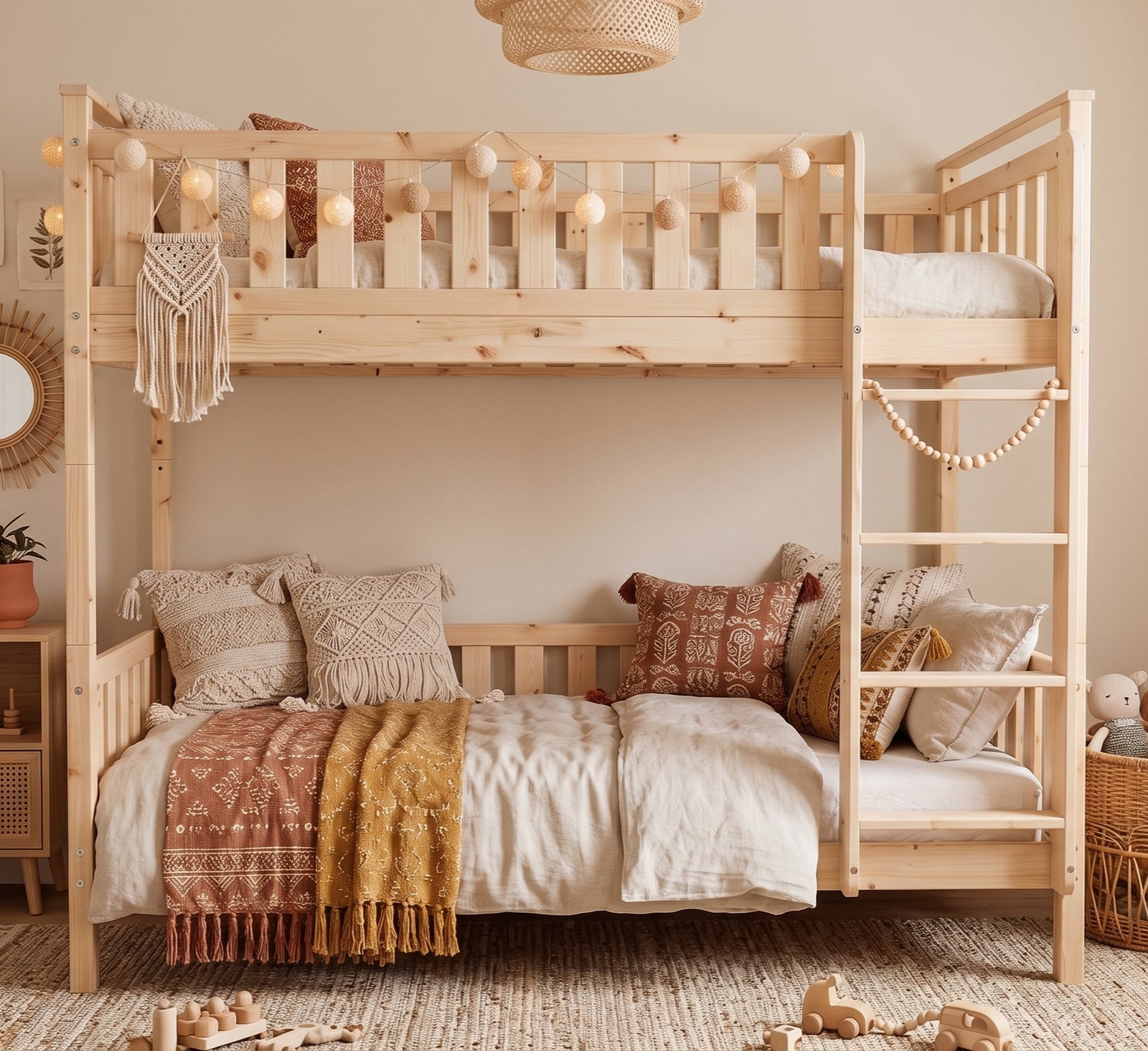Litera Montessori VALLADOLID de madera maciza