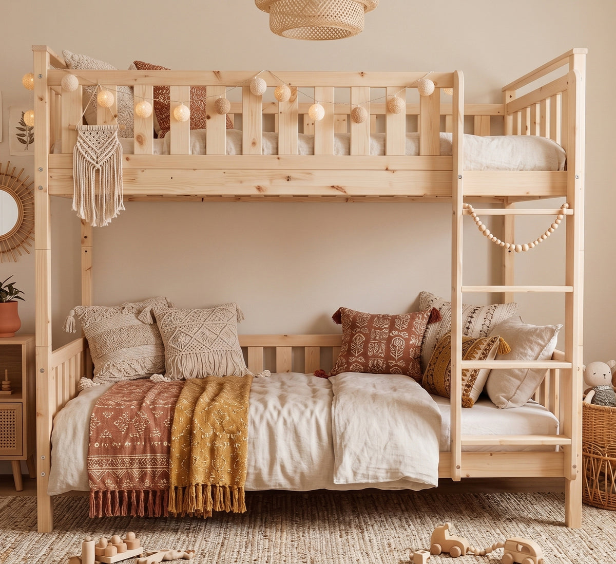 Litera Montessori VALLADOLID de madera maciza