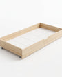 Cajón inferior de almacenaje para cama Montessori evolutiva