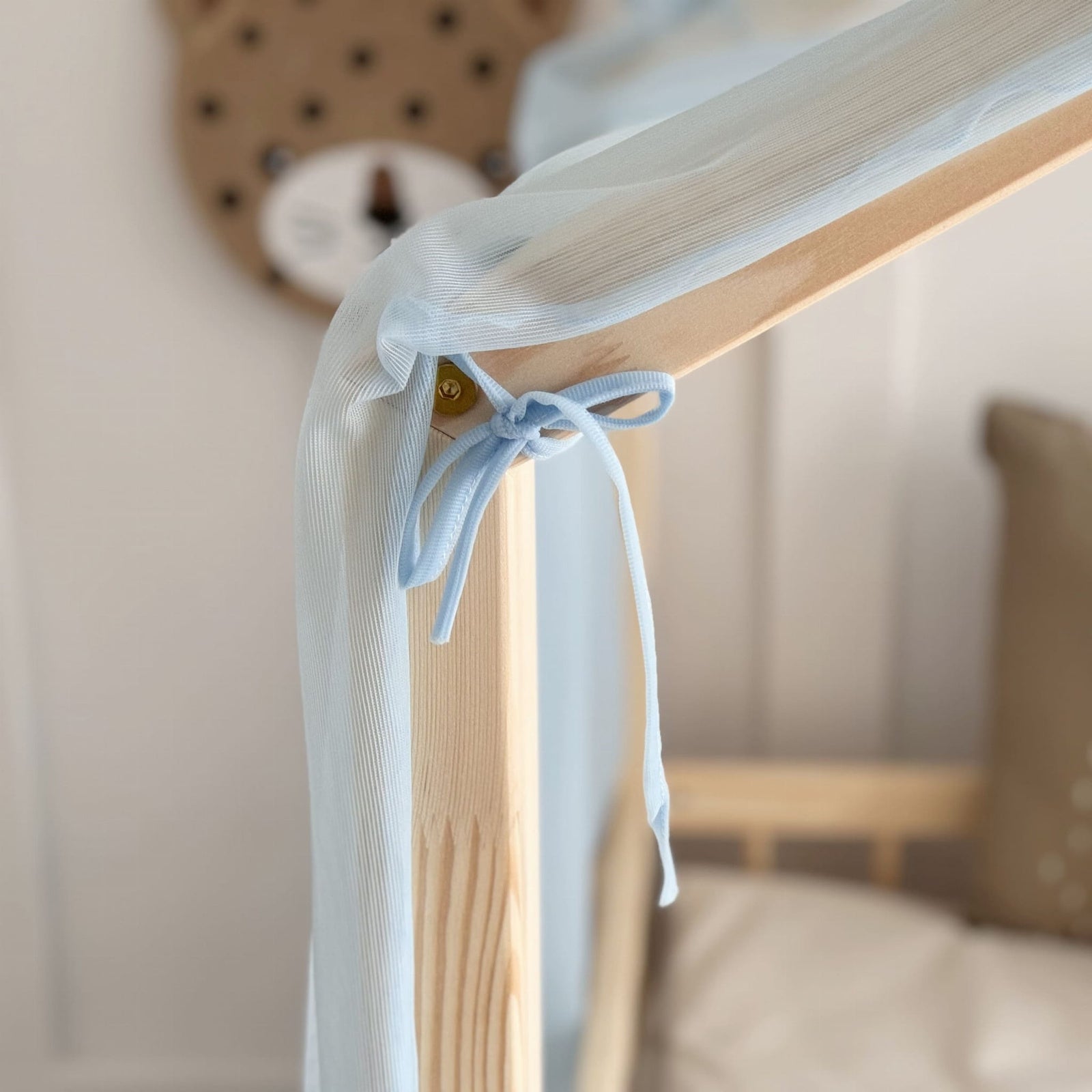 Dosel / tela de gasa cama montessori infantil ✨