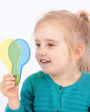 paleta colores translucidos juego sensorial