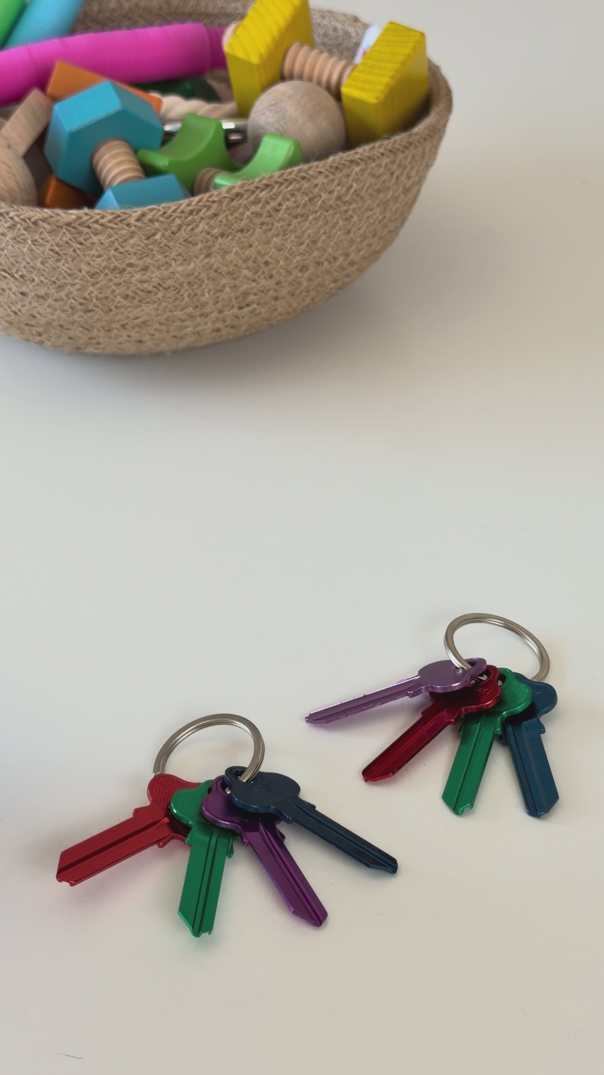 Colored keys