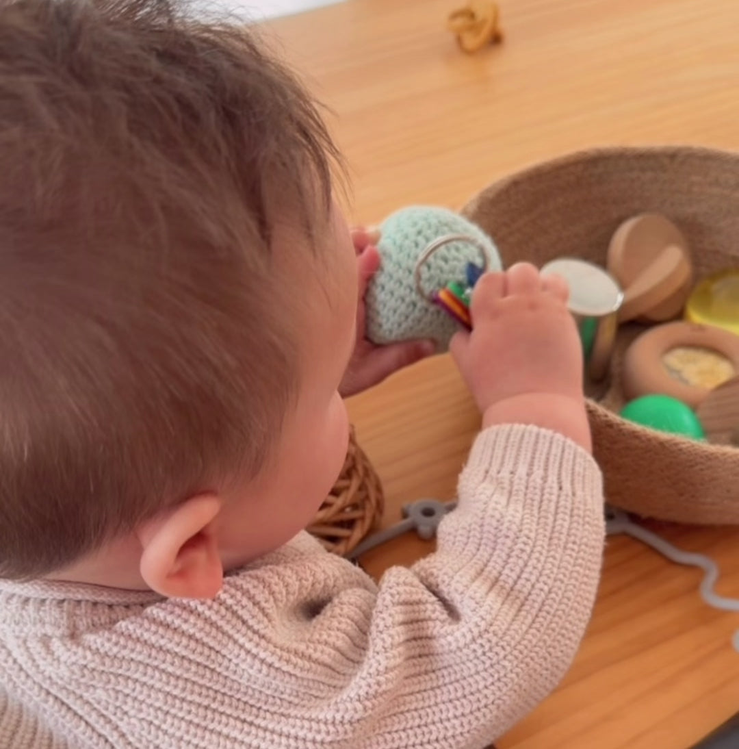 Crochet Rattle Ball