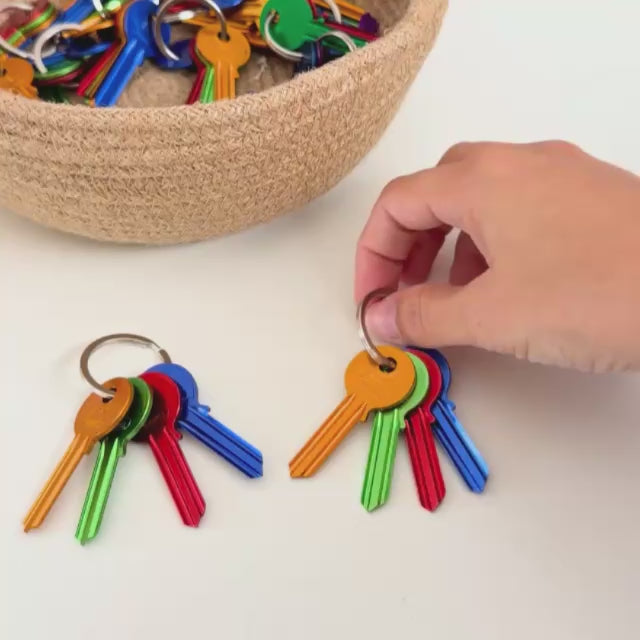 Llaves de colores