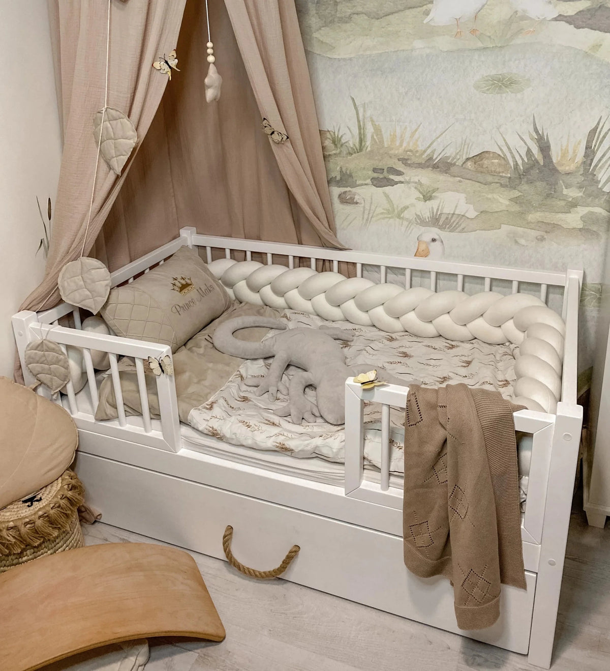 Cama ALMA 105 x 190 cm - detalle
