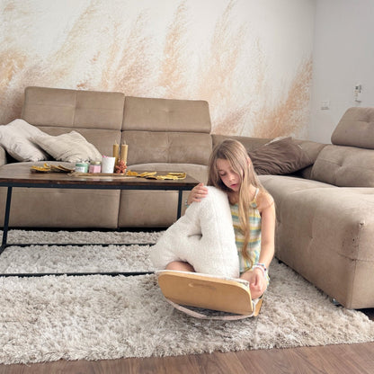 Cojín Letra Inicial Bouclé: Personaliza tu Espacio con Estilo - MINIPIU