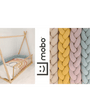 Trenza Protectora Cuna Rosa 180cm para Mayor Seguridad y Estilo - MINIPIU