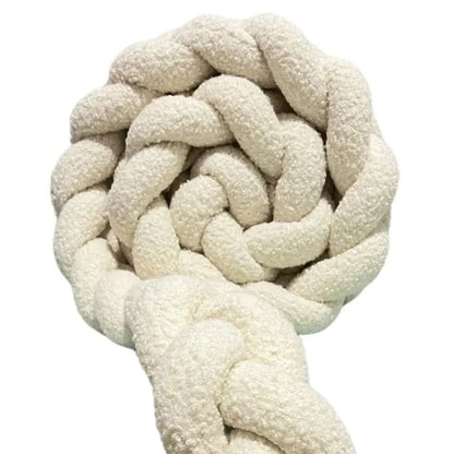 Trenza Protectora de Cuna y cama 200cm BOUCLE BLANCO - MINIPIU