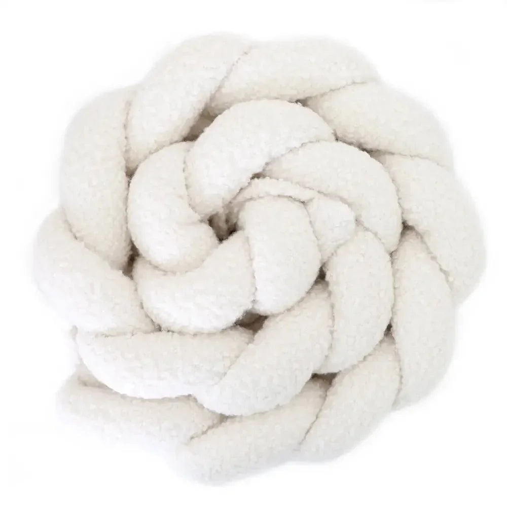 Trenza Protectora de Cuna y cama BOUCLE BLANCO