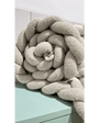 Trenza Protector de Cuna 200cm BOUCLE STONE - MINIPIU