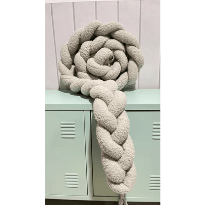 Trenza Protector de Cuna 200cm BOUCLE STONE - MINIPIU