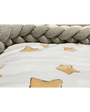 Trenza Protector de Cuna 200cm BOUCLE STONE - MINIPIU