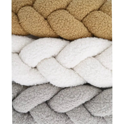 Trenza Protector de Cuna 200cm BOUCLE STONE - MINIPIU