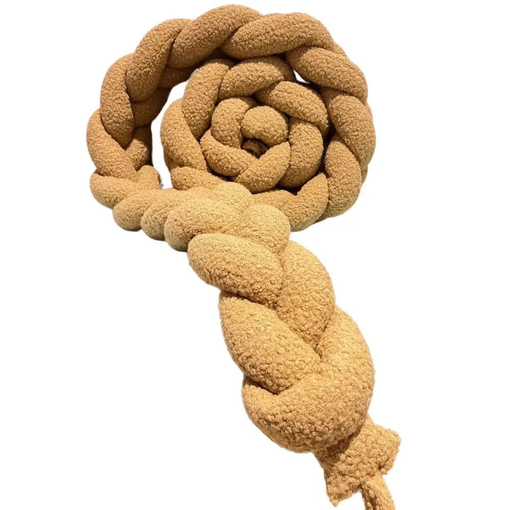 Trenza Protector de Cuna 200cm BOUCLE TOFFEE - MINIPIU