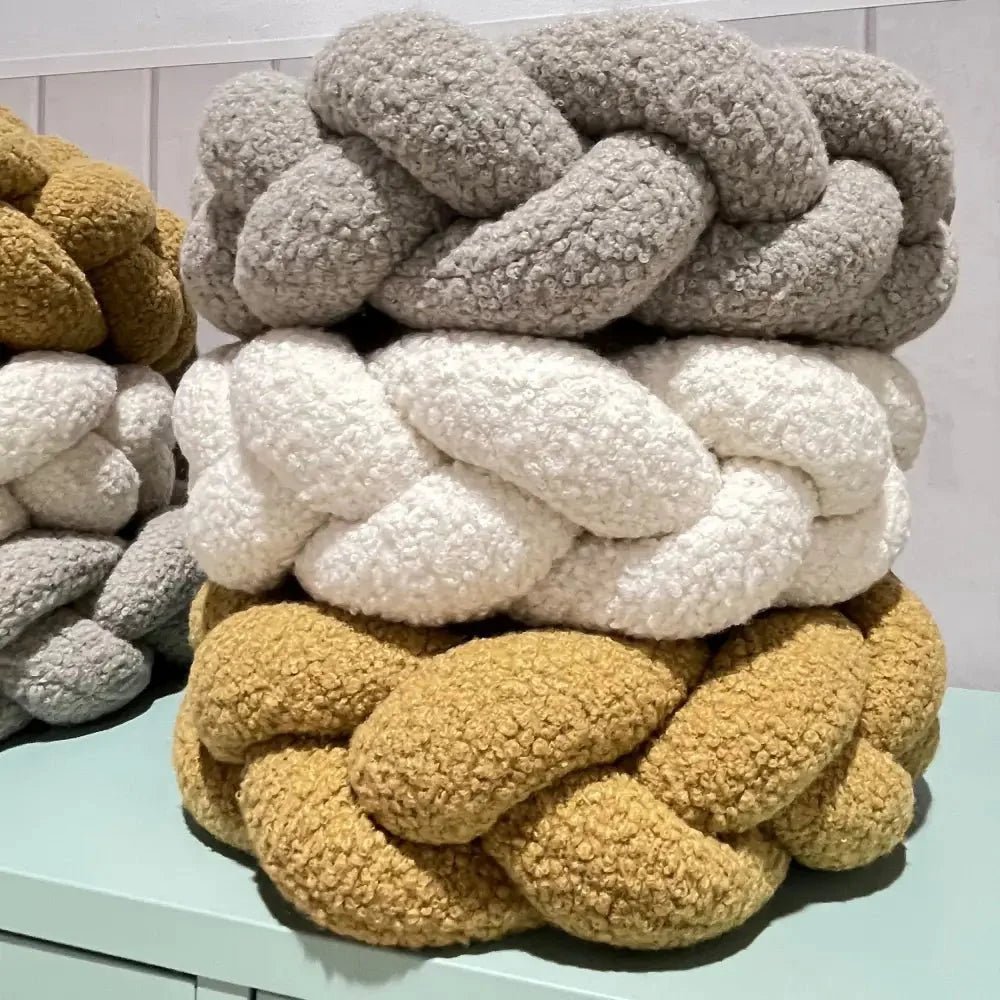 Trenza Protector de Cuna 200cm BOUCLE TOFFEE - MINIPIU