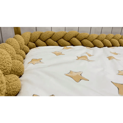 Trenza Protector de Cuna 200cm BOUCLE TOFFEE - MINIPIU