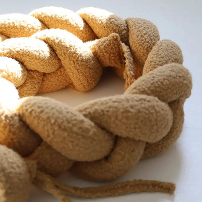 Trenza Protector de Cuna 200cm BOUCLE TOFFEE - MINIPIU