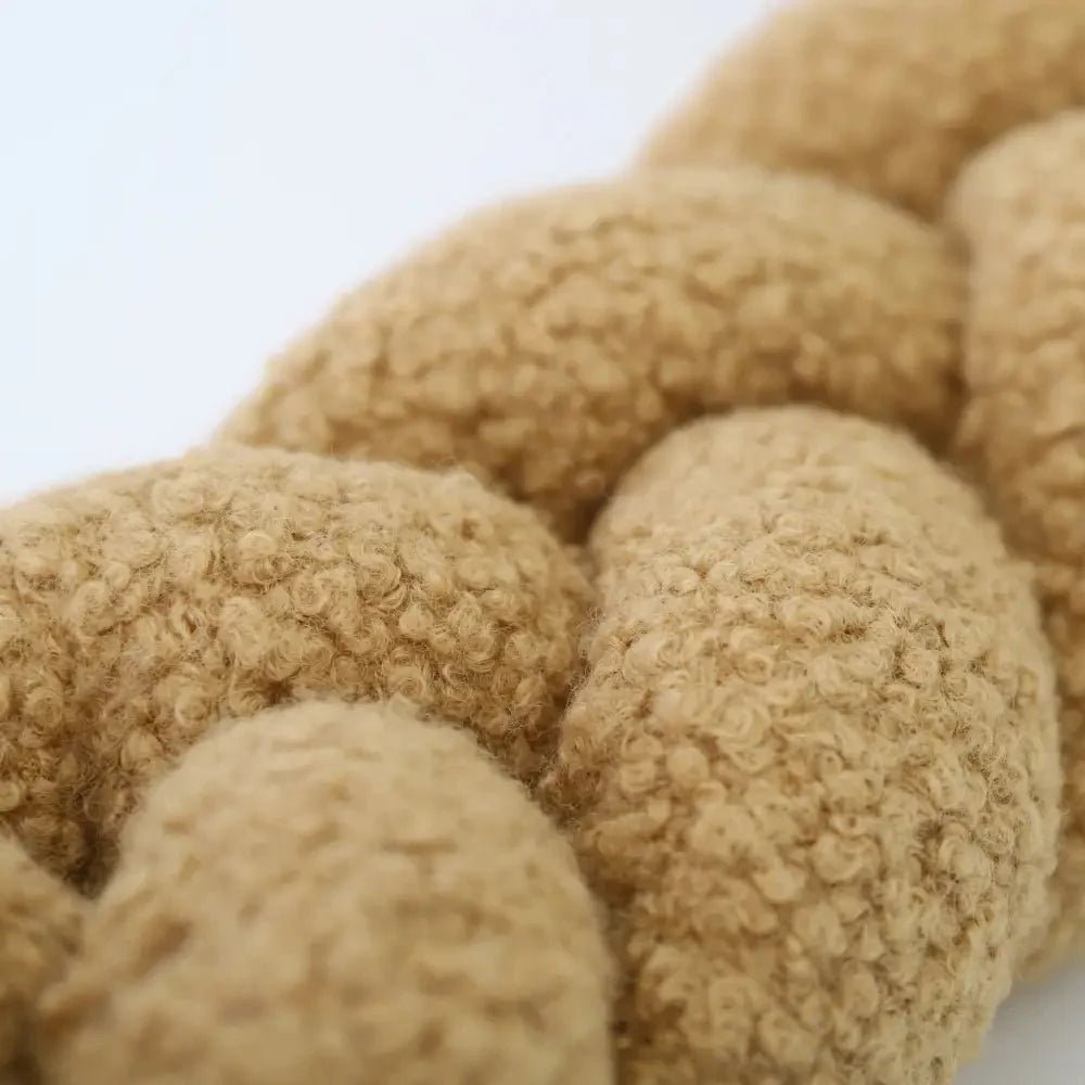 Trenza Protector de Cuna 200cm BOUCLE TOFFEE - MINIPIU