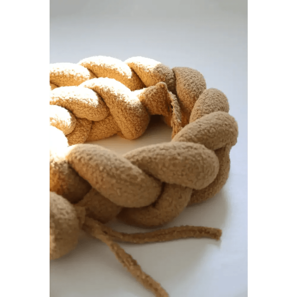 Trenza Protector de Cuna 200cm BOUCLE TOFFEE - MINIPIU