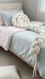 Trenza Protectora de Cuna y cama 200cm BOUCLE BLANCO - MINIPIU